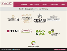 Tablet Screenshot of caviro.com